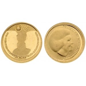 Netherlands 10 Euro 2002 Crown Prince's Wedding. Beatrix(1980-2013). Averse: Head left. Reverse: Two facing silhouettes...