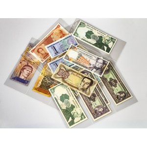 Venezuela 1-100 Bolivares Set 1986-2007 Banknotes (Various to UNC). Lot of 16 Banknotes