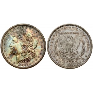 USA 1 Dollar 1882 S 'Morgan Dollar' San Francisco. Averse: Liberty head; facing left. Lettering...