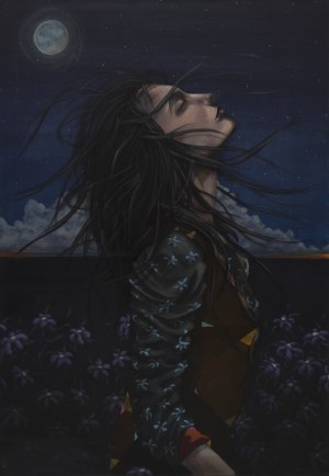 Jonasz Koperkiewicz, Kissing the night sky, 2017