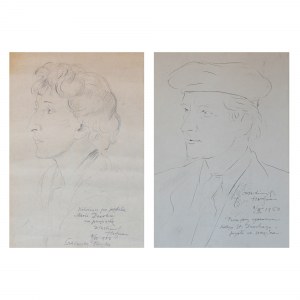 Wlastimil HOFMAN (1881-1970), Para portretów Marii i Stanisława Dawskich