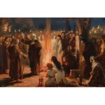 Jan STYKA, ŚWIĘTY PIOTR NAUCZAJĄCY U WEJŚCIA DO KATAKUMB, ok. 1902
