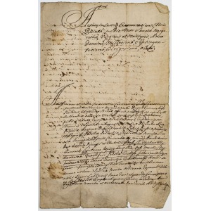 DOKUMENT Z ARCHIWUM W KRASNYMSTAWIE, 13.04.1736