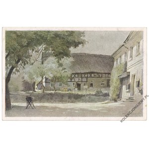 [DĘBOWY GAJ] Farbige Zeichnungen von Dr. P. Aust. Bauernhaus in Siebeneichen