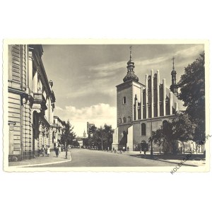 [LUBLIN. Ulica Teatralna] Lublin. Theaterstraße u. Ursuliner-Kirche