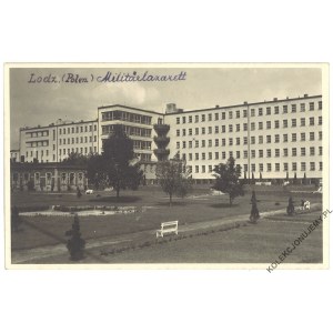 [ŁÓDŹ. Szpital wojskowy] Lodz. (Polen) Militärlazarett