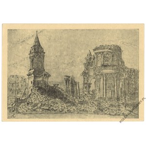 [WARSZAWA] Warszawa 1945 r. Kościół św. Aleksandra