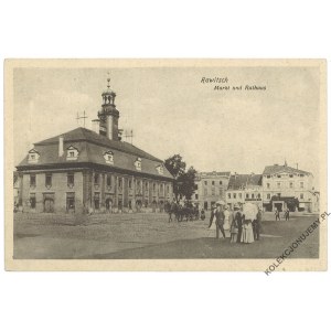 [RAWICZ] Rawitsch. Markt und Rathaus
