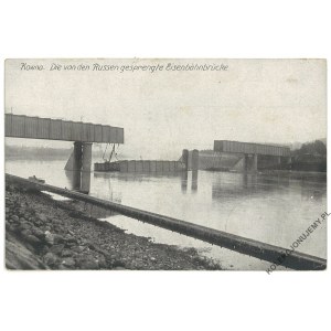 [KOWNO] Die von den Russen gesprengte Eisenbahnbrücke