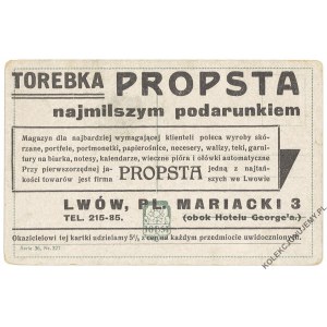 [LWÓW. Reklama] Torebka PROPSTA