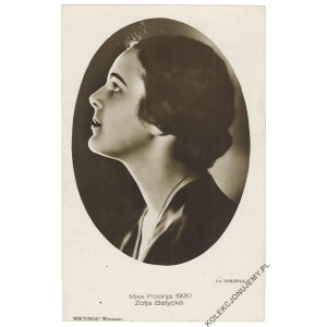 ZOFIA BATYCKA. Miss Polonia 1930