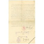 [BIECZ] Akt notarialny wydany przez notariusza Stefana Klimczyka, 1937