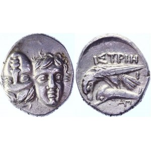 Ancient Greece Moesia Istros AR Drachm 400 - 300 BC