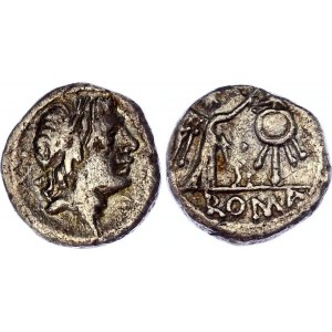 Roman Republic Anonymous AR Quinarius 81 BC