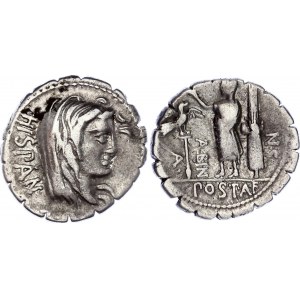 Roman Republic Rome Silver Denarius Serratus 81 BC