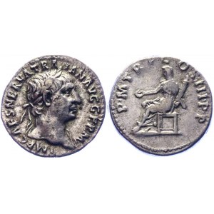 Roman Empire Denarius 100 AD, Trajan