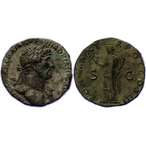 Roman Empire Sestertius 119 - 120 AD, Hadrian