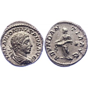 Roman Empire Denarius 222 AD, Elagabalus