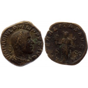 Roman Empire Rome Sestertius Philip I 244 - 249 AD