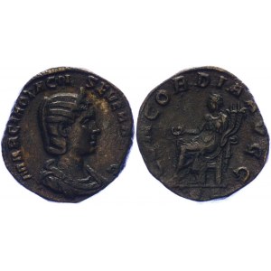 Roman Empire Sestertius 247 - 249 AD, Otacilia Severa