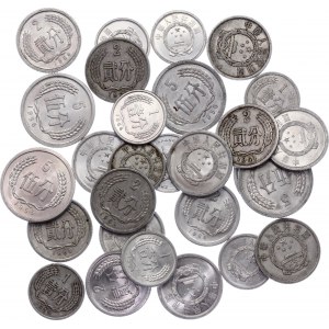 China Lot of 28 Coins 1956 - 1999