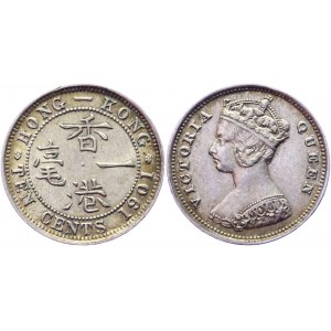 Hong Kong 10 Cents 1901