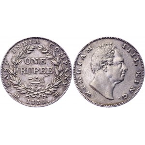 British India 1 Rupee 1835