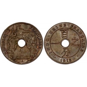 French Indochina 1 Centime 1918 A
