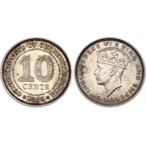 Malaya 10 Cents 1939