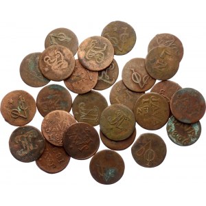 Netherlands East Indies Java Lot of 26 Coins 1806 - 1811