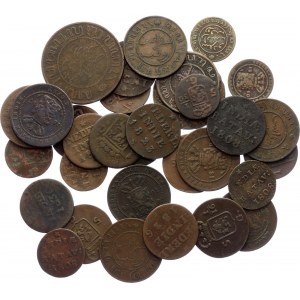 Netherlands East Indies Lot of 32 Coins 19th Century