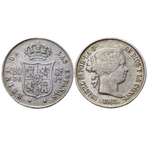 Philippines 20 Centimos 1868