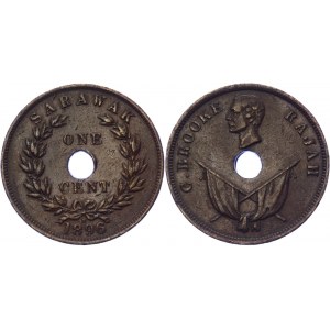 Sarawak 1 Cent 1896 H