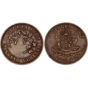 Australia T. Stokes Trade One Penny Token 1862