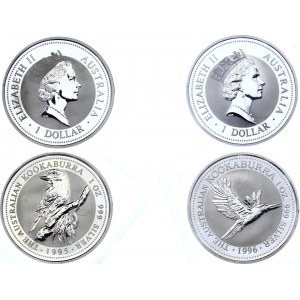 Australia 2 x 1 Dollar 1995 - 1996