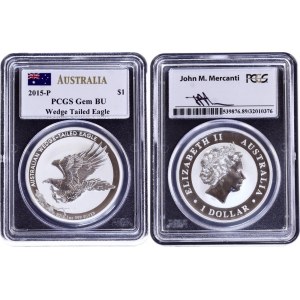 Australia 1 Dollar 2015 P NGC GEM BUNC