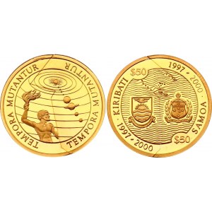 Samoa & Kiribati 50 Dollars 1997 - 2000 Millenium