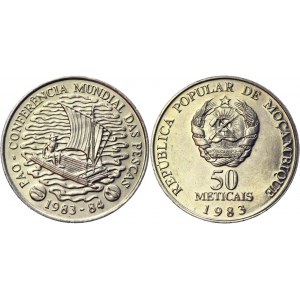 Mozambique 50 Meticais 1983 FAO