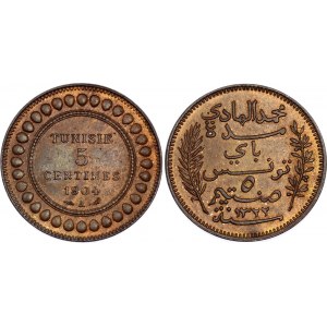Tunisia 5 Centimes 1904