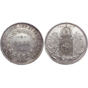 Brazil 2000 Reis 1852