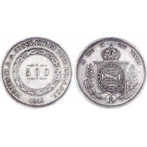 Brazil 500 Reis 1859