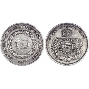 Brazil 500 Reis 1862
