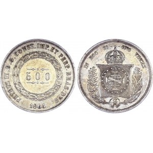 Brazil 500 Reis 1864
