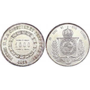 Brazil 1000 Reis 1859