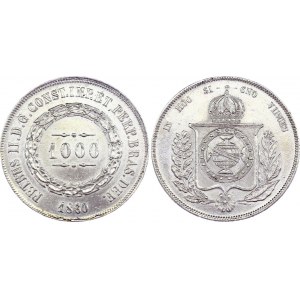 Brazil 1000 Reis 1860