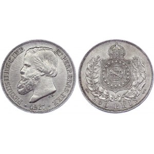 Brazil 200 Reis 1867