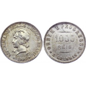 Brazil 1000 Reis 1906