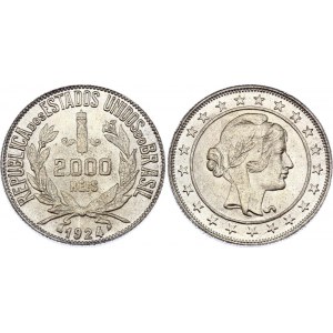 Brazil 2000 Reis 1924