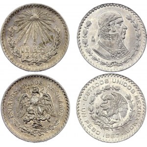 Mexico 2 x 1 Peso 1925 - 1967