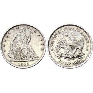 United States 1/2 Dollar 1841 O